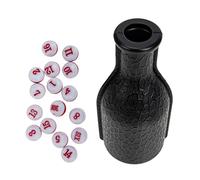 TOYANDONA 1 Set Portable Wear Resistant Snooker Bottle Professional Billiard Shaker with Material for Home Party Use for Beginners Family Fun