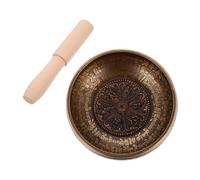 TOYANDONA 1 Set Practical Meditation Sound Bowl with Durable Wooden Stick for Yoga Room Decor Desktop Adornments and Mind Healing