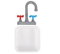 TOYANDONA 1 Set Pretend Play Kitchen Appliance - Plastic Kitchen Accessories Role Play Faucet With Sink For Toddler Party Fun Classroom Or Holiday