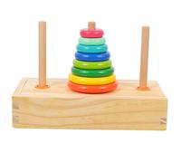 TOYANDONA 1 Set Stacking Rings for Educational Building for Cognitive Development Creative Play and Fine Motor Skills for Parties and Travel Activities