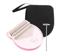 TOYANDONA 1 Set Thumb Small Music Instrument Finger Key Portable Hand Adult Lap Musical Instrument Metal Pink