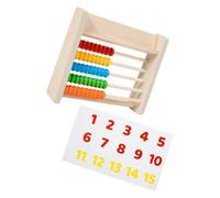 TOYANDONA 1 Set Wooden Math Calculation Rack Abacus Counting Frame for Addition Subtraction Educational Math for Boys Develops Critical Thinking Hand Eye Coordination