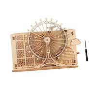 TOYANDONA 1 Set Wooden Model Puzzle for Self Assembly Educational with Musical Pen Holder Design Enhances Imagination and Practical Skills for Parent Interaction and Fun Activities
