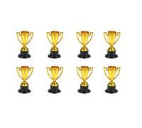 TOYANDONA 10 Pack Mini Trophies for Kids, Gold Award Trophies for Party Favors, Participation Awards for Kids Party Favors, Rewards, Winning Prizes, Competitions