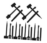 TOYANDONA 10 Sets Excavation Tools Kit Small Plastic Hammer Brush Complete Dinosaur Digging Stem Science for Boys Educational Archaeology Game