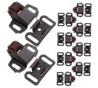 TOYANDONA 10 Sets Mailbox Latch Replacement Roller Catch for Mailbox Door Repair Heavy Duty Metal Post Box Lock with Rollers Smooth Operation Easy Installation for Cabinet and Furniture