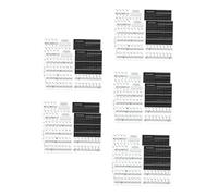 TOYANDONA 10 Sets Music Instrument Accessories Piano Keyboard Sticker Labels for Practice