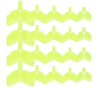 TOYANDONA 100 Pcs Thicken Fishing Hook Caps Protective Bonnet Hook Cover Anti-scratch Safety Guard Carp Fishing Gear with Yellow Size 1#-5#
