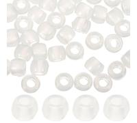 TOYANDONA 1000 Glow in The Dark Beads, Uv Color Changing Clear Plastic Beads, Hair Bracelet Making Kit, Crafts Necklace Jewelry DIY（7 Multicolor）