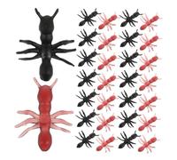 TOYANDONA 1000pcs Realistic Plastic Ants Lifelike Simulation Insects for Halloween Pranks Garden Decorations Educational Use Lightweight Portable Nature Exploration Props Black and Brown