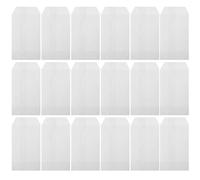 TOYANDONA 100pcs Baking Bags Paper Bread Bags White 40g Glassine Paper Semi- Design Versatile Packaging for Everyday Use and Party Favors