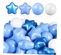TOYANDONA 100pcs Ball Pit Lightweight Plastic Star Shape for Play Multi-color Safe for Indoor Outdoor Activities