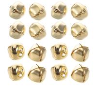 TOYANDONA 100pcs Dog Collar Bells with Cross Shape, Lightweight Iron Material, 4mm Hole Diameter, Multipurpose Charm for Cat and Dog Collar, for Outdoor Activities and Training