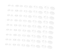 TOYANDONA 100pcs Flexible Ball Socket Joints for DIY Doll Making Plastic Safety Connectors for Movable Animal Figures Bear Doll Skeleton Parts for Handmade Plush Crafts Multipurpose