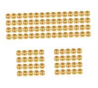 TOYANDONA 100pcs Folk Guitar Parts Replacement String Beads Metal Guitar String Beads Accessories Professional