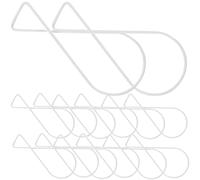 TOYANDONA 100pcs Heavy Duty Steel Ceiling Tile Hooks Automatic Spring Back Feature, Sturdy Drop Ceiling Hanging Clips for Conference Rooms and Hanging Decorations, Silver Utility Hooks