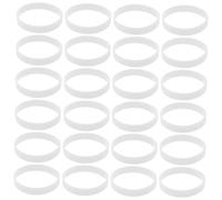 TOYANDONA 100pcs Luminous Silicone Bracelet Bracelets Adult Fun Neon Birthday Party Favors Glow Bands for Wristbands Party Light Wed Event Wristband Glowing Night Silica Gel White