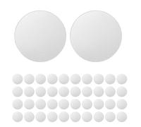 TOYANDONA 100pcs Magnetic Phone Mount Plate round 35mm Self-adhesive Iron and Acrylic Metal Plate for Smartphone and Mobile Cell Phone Case, Hands-free Utility with Residue-free Adhesion,
