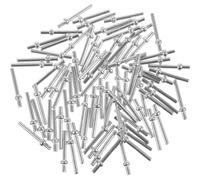 TOYANDONA 100pcs Metal Cribbage Pegs for Scoring Iron Game Accessories for Indoor Cards Game and Family Board