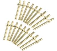 TOYANDONA 100pcs Metal Cribbage Pegs Pegs for Cards Games Portable Game Accessories for Indoor Fun Family and Friends