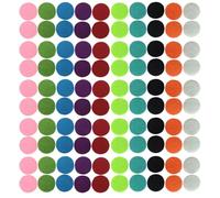 TOYANDONA 100pcs Perfume Diffuser Pad Car Refill Pads round Fiber Cotton Sheet Compact Refillable Car Pendant Compatible Assorted Color Delicate Unique Eye-catching Random Color