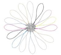 TOYANDONA 100pcs Phone Anti-lost Strap Nylon Rope Alloy Charms for U Disk | 9 Colour Mix, Decorative Hanging Detail, Backpack Display Use, Stable Wrist Cord with Multiple Choices