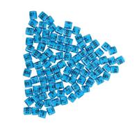 TOYANDONA 100pcs Pigeon Foot Rings Bird Leg Bands Sturdy Aluminum Plastic for Show Racing