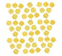 TOYANDONA 100pcs Pirate Coins Plastic Gold Doubloons Tokens for Pirate Party Favors Treasure Hunt Decorations Classroom Rewards St Patrick's Day Fun