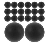 TOYANDONA 100pcs Plastic Bingo Balls: Ping Pong Balls - 40mm Gumball Machine Capsules - Party, Fundraiser & Game Night - Carnival Decorations - Small Plastic Spheres For Lottery Bingo Games Black