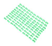 TOYANDONA 100pcs Poultry Foot Clip Rings for Chicken Identification Leg Bands with Smooth Surface and Lightweight Plastic Material, for Breeding and Separate Different Breeds