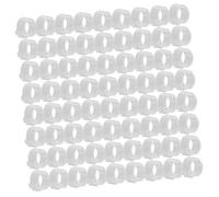TOYANDONA 100Pcs Practical Pigeon Leg Bands Clip Identification Rings for Birds and Poultry Management Easy to Use for Identifying Doves and Pigeons