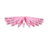 TOYANDONA 100pcs Raffle Tickets in Pink for Events and Celebrations Convenient for Carnivals Schools and Parties Multi-Purpose Ticket Labels for Concerts and Drawings