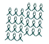 TOYANDONA 100PCS Reusable Orchid Vine Clamps for Plant Support Compact Tomato Stem Clips for Garden and Indoor Plants Easy to Use for Vegetables Flowers and Climbing Vines