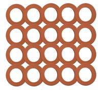 TOYANDONA 100pcs Rubber Washers Hose Gasket Washers for Garden Hose Replacement Fit Standard 3/4inch Garden Fittings Sturdy Waterproof Sealing Connect Faucet