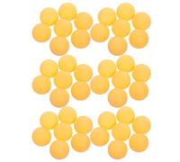 TOYANDONA 100pcs Seamless Yellow Plastic Ping Pong Balls 40mm Matte Surface Finish and Blank Design for Fairness, Minimizing Shape Deformation, for School Activities and Team-based Table