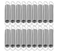 TOYANDONA 100pcs Silver Metal Extension Springs for Mahjong Table Pushers, Efficient Tile Resetting and Wear-resistant, for Home Use and Club Mahjong Table Repair
