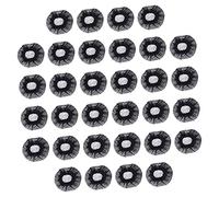 TOYANDONA 100pcs Thin Microphone Covers Non-woven Protectors for Microphone Dust Protection for Studio Recording and Live Performance