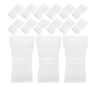 TOYANDONA 100pcs White Pet Cage Door Buckles Animal Cage Clasps Spring Latch Hardware for Dog, Cat, Rabbit Playpen Connector Replacement Small Animal Crate Clips