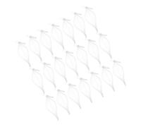 TOYANDONA 100pcs White Plastic Marble Storage Bags with Handle Design, Multifunctional Mesh Toy Storage Pouch for Travel and Outdoor Activities, Minimalist Small Mesh Net Bags