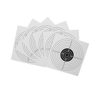 TOYANDONA 100pcs White Target Paper Sheets for Precision Shooting Practice Clear Hit Visibility Archery and Air Shooting Accessories Lightweight Foldable Supplies for Outdoor Range Training