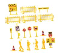 TOYANDONA 108pcs Traffic Sign Set for Educational Roadblocks with Cones and Signals Portable Vibrant Design for Learning Traffic Rules and Enhancing Spatial Awareness in Play and Teamwork