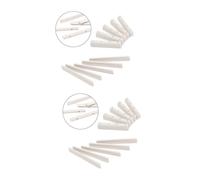 TOYANDONA 10pairs Ukulele Gifts Replacement Bridge Saddles and Nuts Bone Nut Saddle Easy to Fit and Play