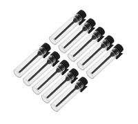 TOYANDONA 10pcs 1ml Mini Glass Perfume Sample Bottles with Spray, Empty Essential Oil Sampler Vials for Travel, Portable Fragrance and Aromatherapy Liquid Containers
