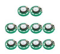 TOYANDONA 10pcs 27mm 8ω 0.25w External Magnet Mini Loudspeakers for DIY Projects, Phones, Portable Replacement Speakers with Sound for Party Supplies