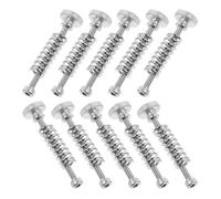 TOYANDONA 10pcs 3d Printer Leveling Components Kit Stainless Steel Hot Bed Leveling Springs and M3 Screws, Lightweight and Easy to Remove, Suitable for 3d Printer Hot Bed Platform