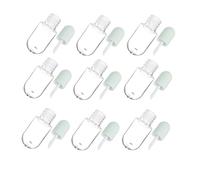 TOYANDONA 10pcs 5ml Green DIY Lip Gloss Tubes Mini Lip Balm Containers Portable Travel Oil Holders