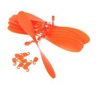 TOYANDONA 10pcs Aerodynamic Model Aircraft Propeller Blades for Glider Tiger Helicopter Low Drag Fan Design for Smooth Flight and Energy Efficiency Compatible with Remote Control Planes for