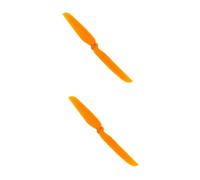 TOYANDONA 10pcs Airplane Propellers Orange Hard for Aircraft for Motor Replacement Easy Installation and Use