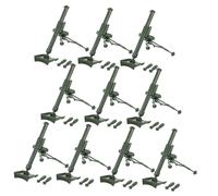 TOYANDONA 10pcs Army Model Educational Assembly Playset Simulated Mine Thrower Launcher for Safe Pretend Play and Decorative Display for Collectors and Army Enthusiasts