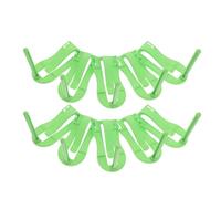 TOYANDONA 10pcs Bird Cage Food Holder Clips for Parrot and Budgie, Plastic Fruit and Vegetable Fork Feeders Easy Installation, for Bird Foraging and Meal Solution